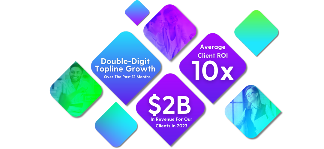 graphic of double-digit topline growth over last 12 months